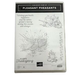 🍒 Stampin’ Up! 🍒 « Pleasant Pheasants » Stamp Set